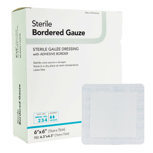 Bordered Gauze Island Sterile - 25ea/bx