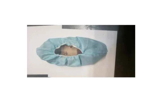Shoe Covers Non Skid Waterproof Blue - 100ea/pk 10pk/cs