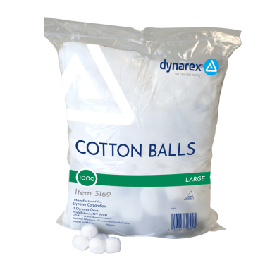 Cotton Ball, Large (1000 EA PER BOX, 2 BOXES PER CASE)