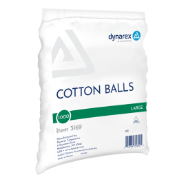 Cotton Ball, Large (1000 EA PER BOX, 2 BOXES PER CASE)