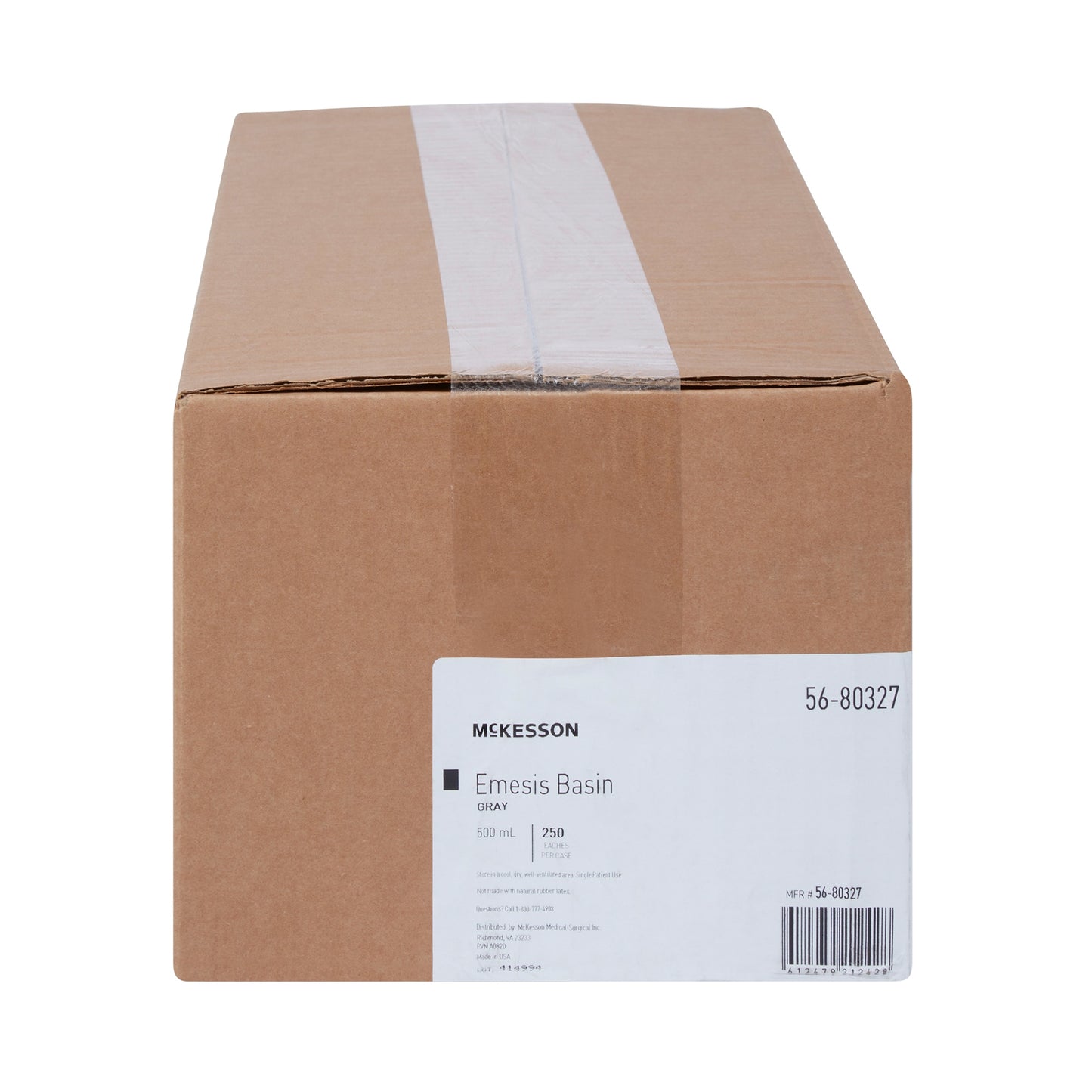 Emesis Basin Graphite 16 oz. Plastic Single Patient Use -(250/CS)