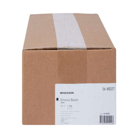 Emesis Basin Graphite 16 oz. Plastic Single Patient Use -(250/CS)