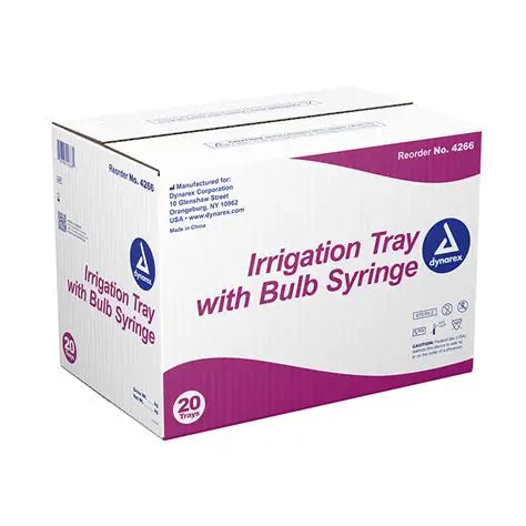 Irrigation Tray with Bulb Syringe 20ea/cs