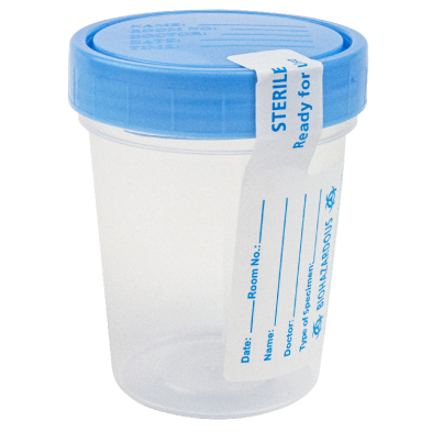 Specimen Containers - Sterile, 4 oz. Bulk Packed (100 EA PER CASE)