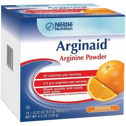 Arginaid Orange Flavor Drink Mix 0.32oz Packets – 14ea/bx 4bx/cs