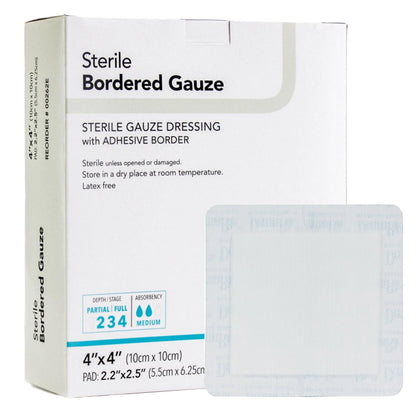 Bordered Gauze Island Sterile - 25ea/bx