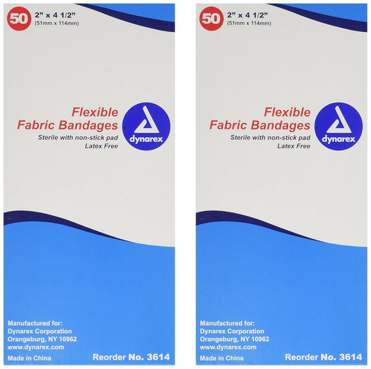 Bandage Fabric 2 x 4.5" 50/bx24bx/cs