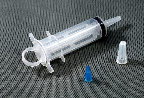 Enteral Piston Syringe 60cc, w/ IV Pole Bag - 30ea/cs