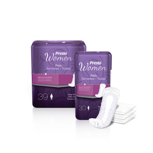 Presto Maximum Pads for Women-Long