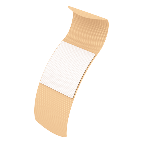 Flexible Fabric Adhesive Bandages - Sterile, 1" x 3" (100 EA PER BOX, 24 BOXES PER CASE)