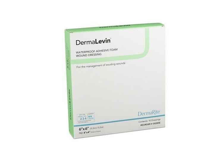 DermaLevin Adhesive Foam Dressing