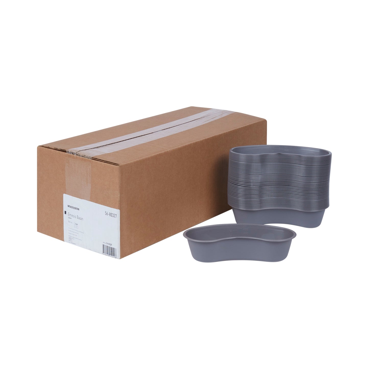 Emesis Basin Graphite 16 oz. Plastic Single Patient Use -(250/CS)