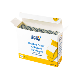Flexible Fabric Adhesive Bandages - Sterile, 1" x 3" (100 EA PER BOX, 24 BOXES PER CASE)