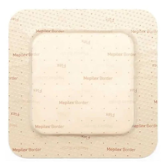 Foam Dressing Mepilex® Border Flex 3 X 3 Inch With Border Film Backing Silicone Adhesive Square Sterile