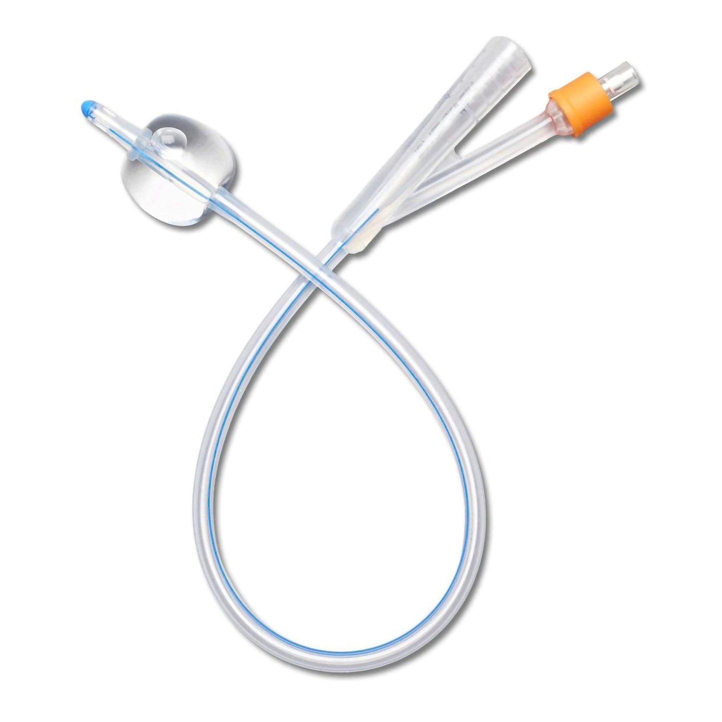 Foley Catheter Medline 2-Way Firm Tip 10 cc Balloon 16 Fr. Silicone-CATHETER, FOLEY SILICONE 16FR 10CC (10/CS)