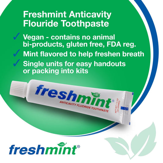 Freshmint 2.75oz Anticavity Fluoride Toothpaste (no individual box) - 144ea/cs