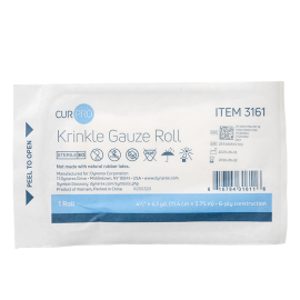 Krinkle Gauze Roll - Sterile, Sterile Roll 4.5" x 4.1yd. (100 ROLLS PER BOX)
