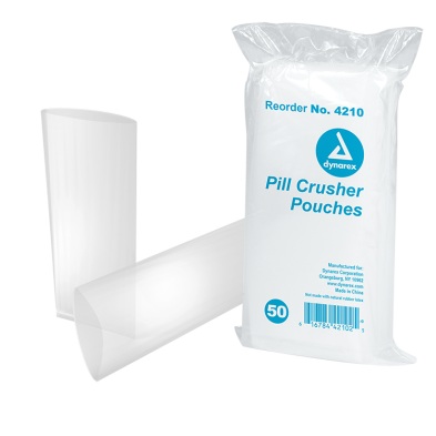 Pill Crusher Pouch, 2" × 4.5" (50 EA PER BOX, 20 BOXES PER CASE)