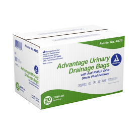Advantage Urinary Drainage Bag, 2000mL Advantage Urinary Drainage Bag (20 EA PER CASE)