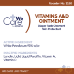 Vitamins A&D Ointment, 5g Packet (144 EA PER BX, 6 BXS PER CASE)