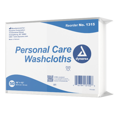 Personal Care Washcloth, 10" x 13" (50 EA PER BX, 10 BXS PER CASE)